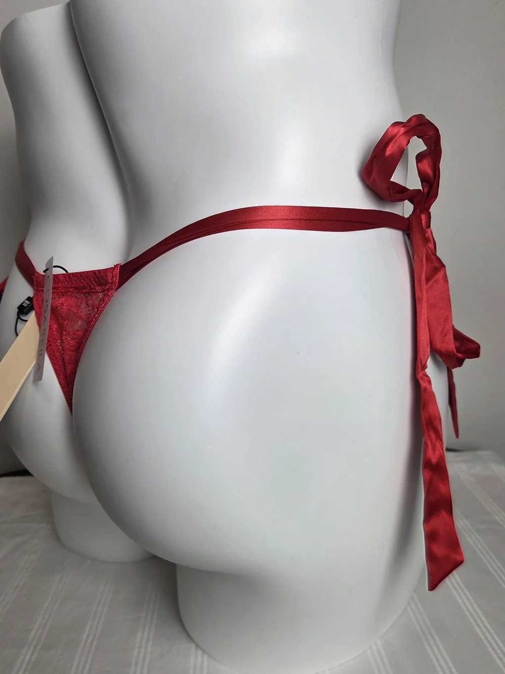 Cosabella Men's Red Side-Tie Bikini Briefs
